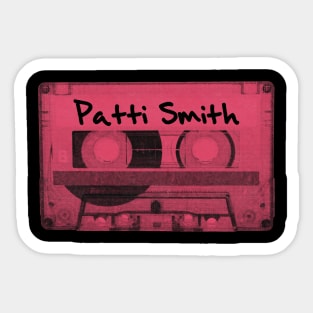 Patti Smith Cassette Tape Vintage Sticker